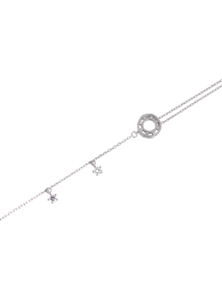 Pulsera Plata Mujer PPUL3009 Timón C. Circonitas
