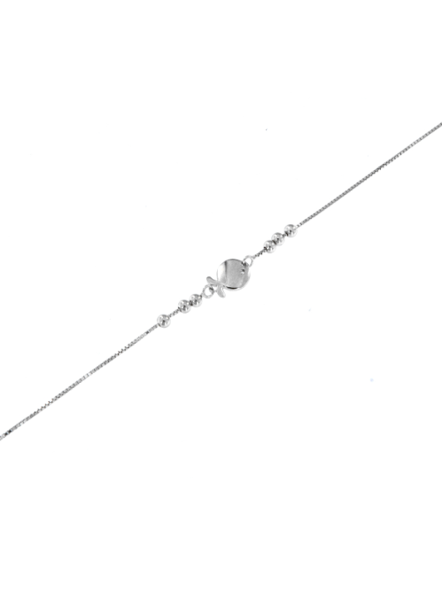 Pulsera Plata Mujer PPUL3025 Pez En Brillo