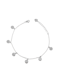 Pulsera Plata Mujer PPUL3049 Círculos En Brillo