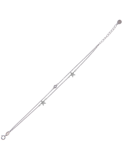 Pulsera Plata Mujer PPUL3052 Estrellas C. Circonitas