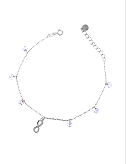 Pulsera Plata Mujer PPUL3055 Infinito C. Circonitas