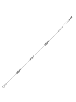 Pulsera Plata Mujer PPUL3080 Acorde En Brillo