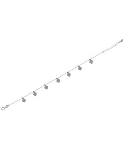 Pulsera Plata Mujer PPUL3098 Corazones En Brillo