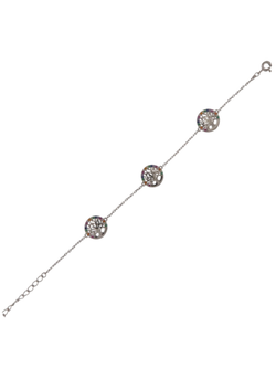 Pulsera Plata Mujer PPUL3127 Árbol De La Vida C. Circonitas