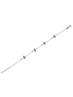 Pulsera Plata Mujer PPUL3129 Libélulas En Brillo