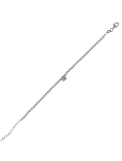 Pulsera Plata Mujer PPUL3147 Perlas C. Circonita