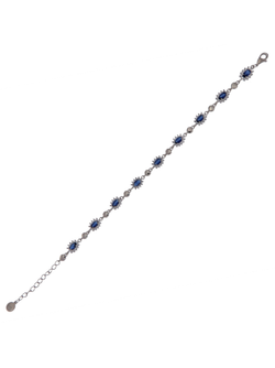 Pulsera Plata Mujer PPUL3155/Z Circonitas Azules