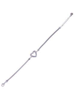 Pulsera Plata Mujer PPUL3156 Corazón C. Circonitas