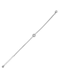 Pulsera Plata Mujer PPUL3167 Círculo C. Circonitas