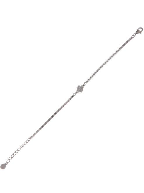 Pulsera Plata Mujer PPUL3168 Trébol C. Circonitas