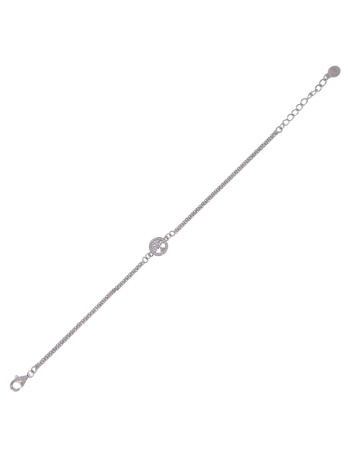 Pulsera Plata Mujer PPUL3172 Árbol De La Vida C. Circonitas