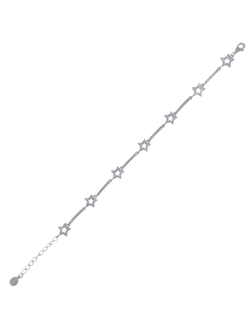 Pulsera Plata Mujer PPUL3189 Estrellas C. Circonitas