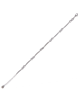Pulsera Plata Mujer PPUL3190 Infinitos C. Circonitas