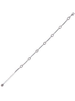 Pulsera Plata Mujer PPUL3191 Óvalos C. Circonitas
