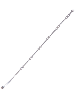 Pulsera Plata Mujer PPUL3194 Infinitos C. Circonitas