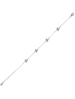 Pulsera Plata Mujer PPUL3197 Serpientes C. Circonitas