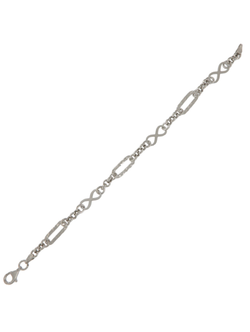 Pulsera Plata Mujer PPUL3209 Infinitos Circonitas