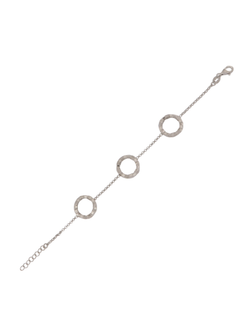 Pulsera Plata Mujer PPUL3216 Aros Circonitas