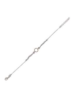 Pulsera Plata Mujer PPUL3217 Aro Circonitas