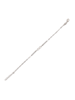Pulsera Plata Mujer PPUL3218 Infinito Circonitas