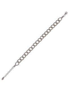 Pulsera Plata Mujer PPUL3235 Eslabones Gruesos En Brillo