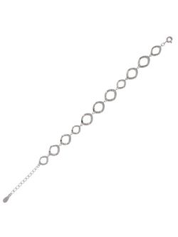 Pulsera Plata Mujer PPUL3255 Aros Circonitas