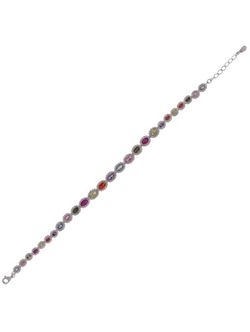 Pulsera Plata Mujer PPUL3293 Circonitas Multicolor