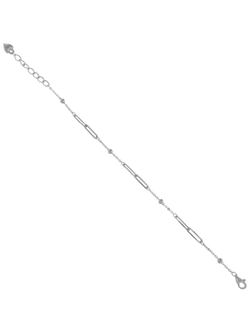 Pulsera Plata Mujer PPUL3308 Eslabones Rectos Lisos