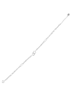 Pulsera Plata Mujer PPUL3337 Eslabones Lisos