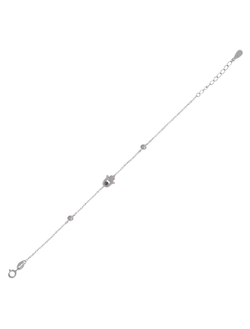 Pulsera Plata Mujer PPUL3345 Mano De Fátima Circonitas