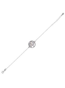 Pulsera Plata Mujer PPUL3348 Árbol De La Vida Circonitas