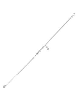 Pulsera Plata Mujer PPUL3355 Circonitas Infinito Colgante