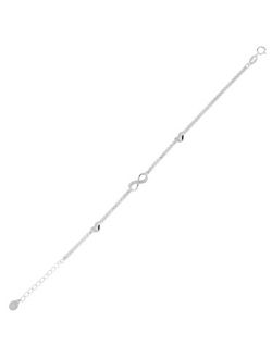 Pulsera Plata Mujer PPUL3360 Infinito Circonitas
