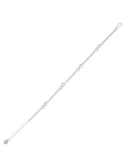 Pulsera Plata Mujer PPUL3364 Infinito Circonitas