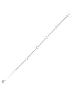 Pulsera Plata Mujer PPUL3365 Cruces Caladas Circonitas