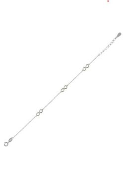 Pulsera Plata Mujer PPUL3373 Infinitos Circonitas