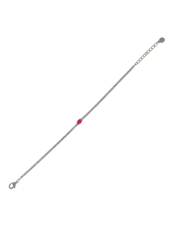 Pulsera Plata Mujer PSET128/4 Circonita Rosada Bicolor Blancas