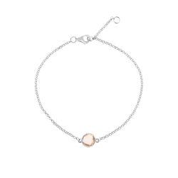 Pulsera Plata Mujer PUM0014RHCH Piedras Minerales Cuarzo Ahumado