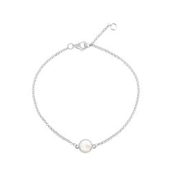 Pulsera Plata Mujer PUM0014RHPL Piedras Minerales Piedra Luna