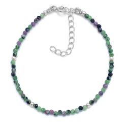 Pulsera Plata Mujer PUM0036RHPL Piedras Minerales Piedra Luna