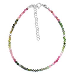 Pulsera Plata Mujer PUM0036RHTR Piedras Minerales Turmalina