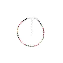Pulsera Plata Mujer PUM0047PLPL Piedras Minerales Piedra Luna