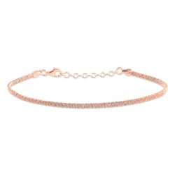 Pulsera Plata Rosa Sovrani 16+3cm AVP131 Liso