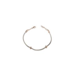 Pulsera Plata Rosa Sovrani 16+3cm J007 Flexible Dancing Names