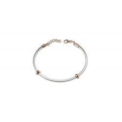 Pulsera Plata Rosa Sovrani 6cm Rigida J001 Dancing Names