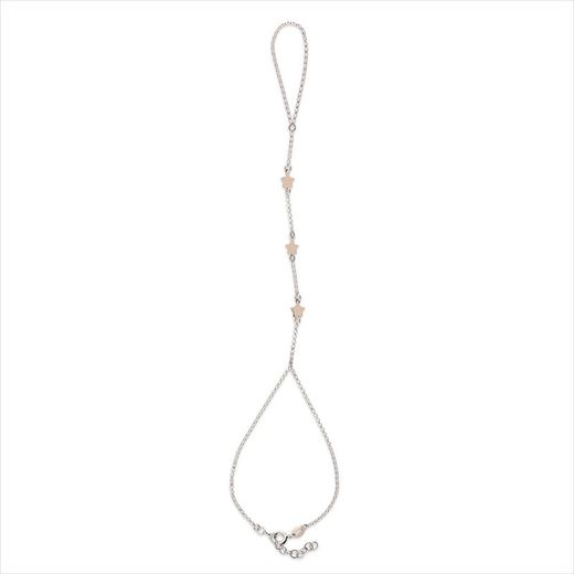 Bracelet Sovrani en argent 16+3 cm AVP100 avec bague étoiles