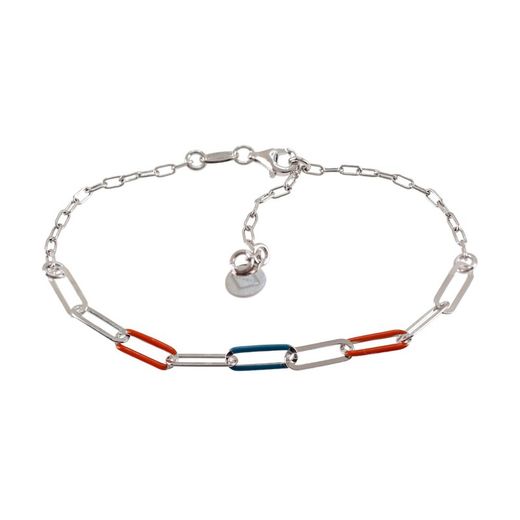 Sovrani Silver Bracelet 17+3cm AVP176 Multicolor Links
