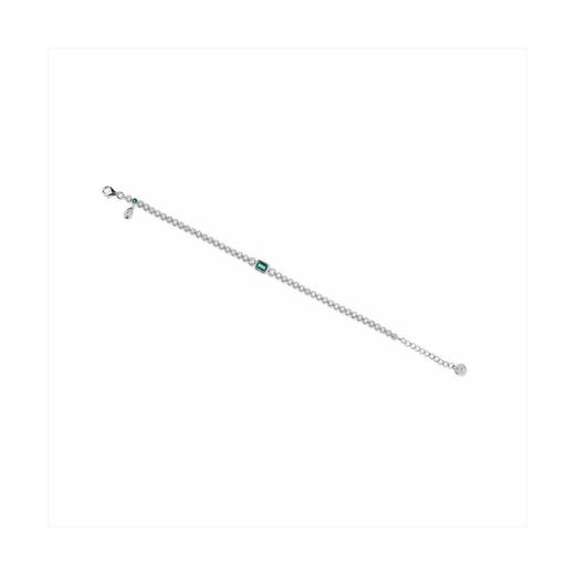 Polsera Plata Sovrani 17+3cm J10303 Maragda Amb Circonites