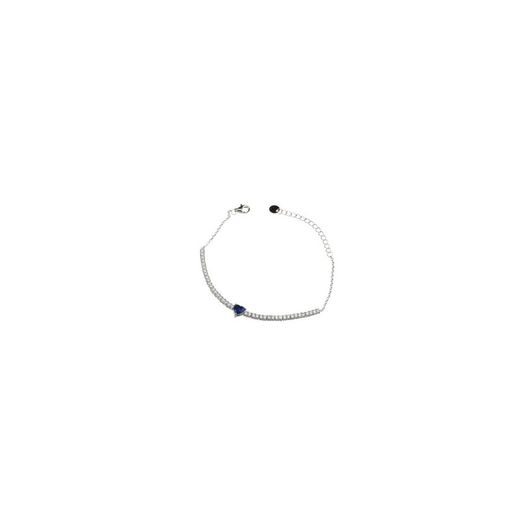 Polsera Plata Sovrani 17+4cm J8001 Circonites Cor Safir