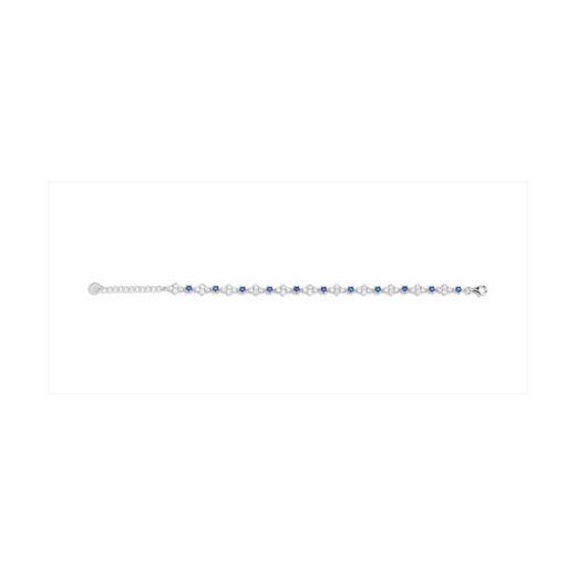Sovrani Silver Bracelet 17+4cm J9538 Zirconia Sapphires